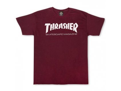 Thrasher tričko Skate MAG maroon