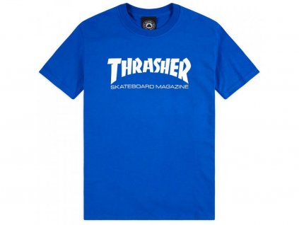 Thrasher tričko Skate MAG Royal Blue