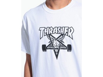 Thrasher tričko SKATEGOAT - White