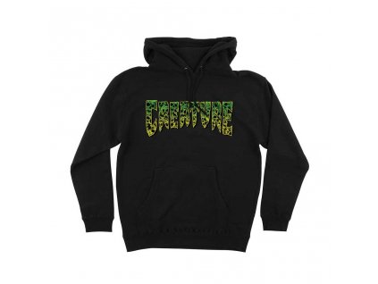 CREATURE mikina Catacomb P/O Hoodded Heavyweight Sweatshirt - BLACK