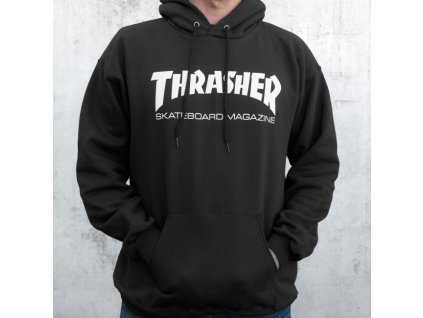 Thrasher mikina SKATE MAG - black