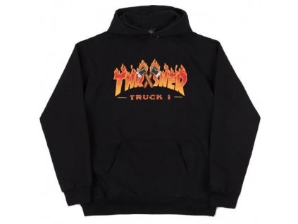 Thrasher mikina Truck 1 Hood - Black