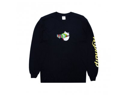 RIPNDIP tričko Virtual Nermality LS - Black