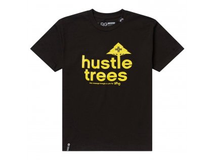 LRG tričko HUSTLE TREES TEE - Black / Yellow
