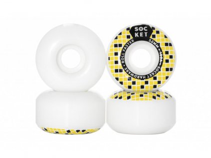 Socket kolieska Squares CF 100A 52 mm S1 - Yellow