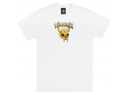 Thrasher tričko Barbarian - White
