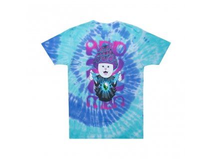 RIPNDIP tričko Wizard tee- Blue & Aqua Spiral Dye