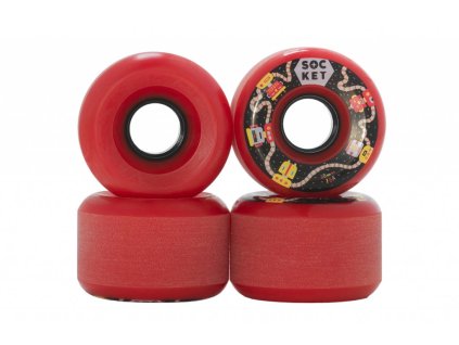 Socket kolieska Robots SF 78A 60 mm S3 - RED