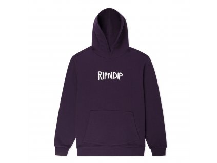 RIPNDIP mikina Rubber Logo Hoodie - Purple