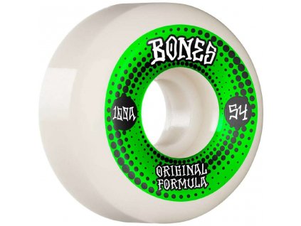 Bones kolieska Originals Sidecut V4 54mm 100A - White/Green