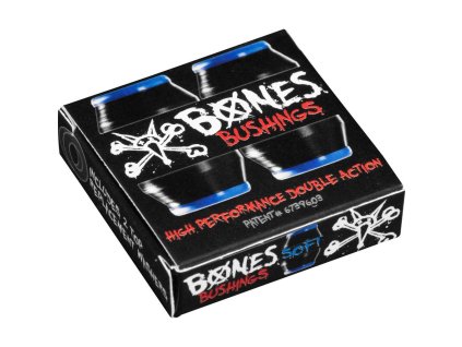 Bones gumičky SOFT Bushings - Black/ Blue