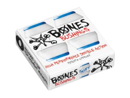 Bones gumičky SOFT Bushings - White/ Blue