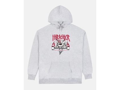 THRASHER X TOYMACHINE MONSTERGRAM HOOD