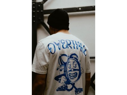 Overtime tričko Live Your Idea @ DONDY White T-Shirt