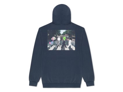 RIPNDIP mikina CROSSWALK HOODIE - NAVY VINTAGE WASH