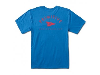 Primitive tričko ARCH PENNANT L/W TEE Royal Blue