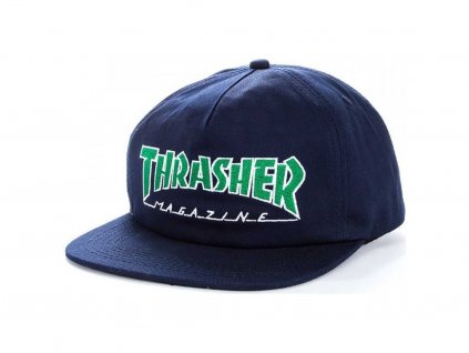Thrasher šiltovka OUTLINED SNAPBACK NAVY- GREEN