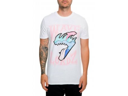 Pink Dolphin tričko WAVES CARNIVORE TEE-white