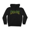 CREATURE mikina Catacomb P/O Hoodded Heavyweight Sweatshirt - BLACK