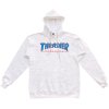 Thrasher mikina Outlined hood - Ash Grey