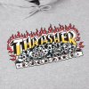 Thrasher mikina Krak Skulls Hood - Grey