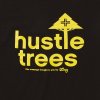 LRG tričko HUSTLE TREES TEE - Black / Yellow