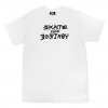 Thrasher tričko SKATE AND DESTROY - White