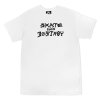 Thrasher tričko SKATE AND DESTROY - White