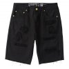 LRG kraťasy Denim black shorts reaper - gold button