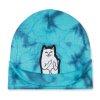 RIPNDIP čiapka Lord Nermal Beanie - Navy / Aqua Lightning Wash
