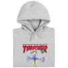 Thrasher mikina Kid Cover Hood - Ash Grey