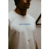Overtime tričko Live Your Idea @ DONDY White T-Shirt