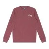 LRG mikina Scripted 25 Thermal Crew - Burgundy