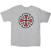 Independent tričko- chlapčenské Bar/Cross T-Shirt -grey Youth XL