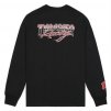 Thrasher tričko RACING L/S- black