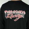 Thrasher tričko RACING L/S- black