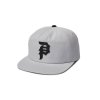 Primitive šiltovka DIRTY P FELT SNAPBACK- light grey