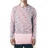 Pink Dolphin tričko MARBLE WEAVE LIGHTWEIGHT SWEATER- PINK
