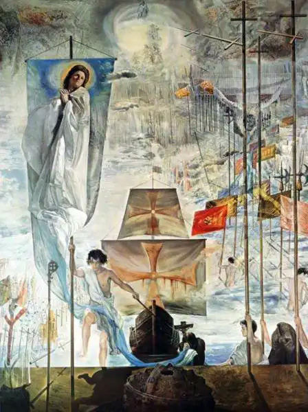 Salvador Dalí: Objev Ameriky Kryštofem Kolumbem