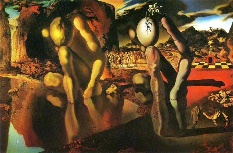 Salvador Dalí - nejznámější obrazy: Metamorfóza Narcise