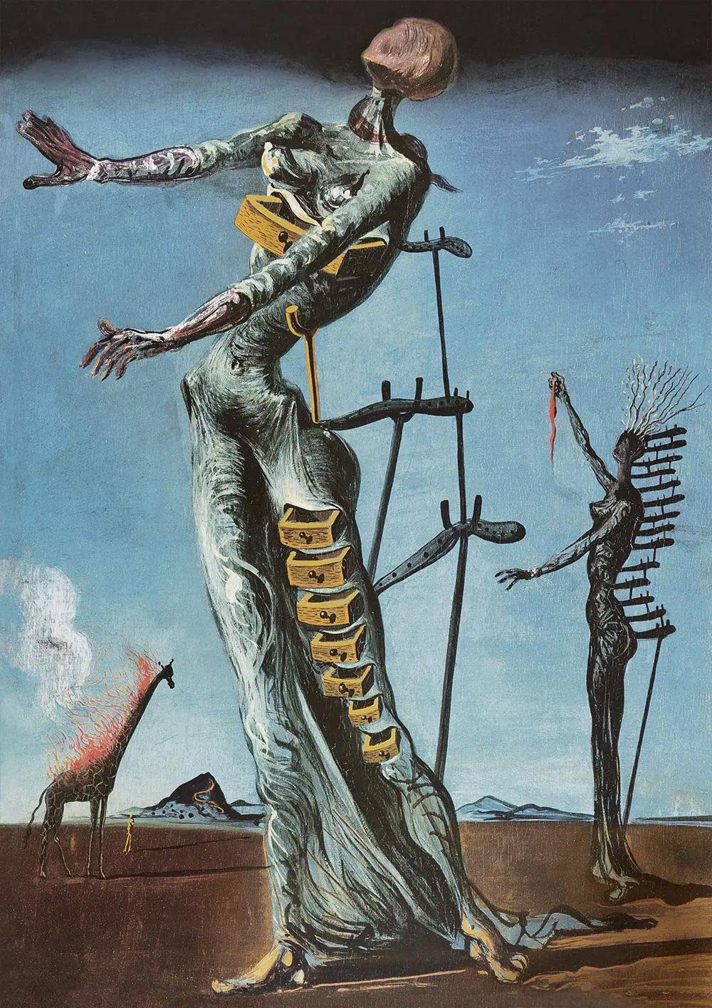 Salvador Dalí: Hořící žirafa (obraz)