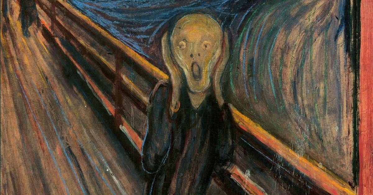 Známé obrazy: Výkřik – Edvard Munch