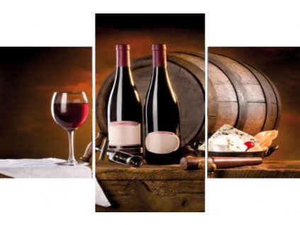Sada obrazů "Víno" - 70x50cm
