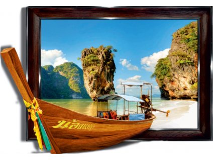 obraz 3D 30x40 loďka