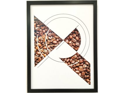 Obraz v rámu "Káva" 33x43cm
