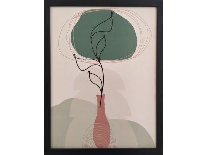 Obraz v rámu "Boho 2" - 33x43cm