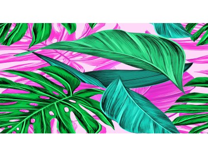 Obraz na plátně "Barevné listy" 150x80cm