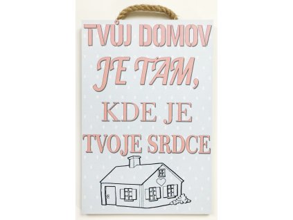 Dřevěný obraz "Je tam"