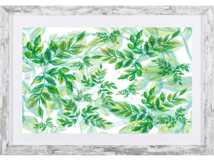 Obraz v rámu "Listy" 53x37cm