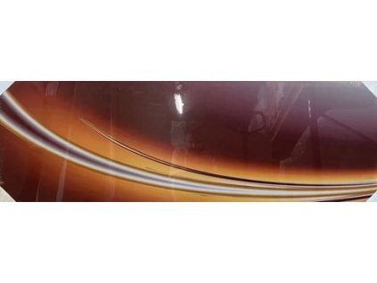50x150 abstract hnědo oranž